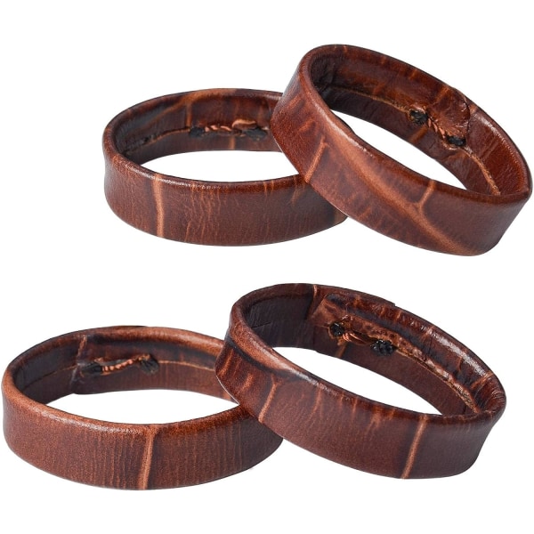 Läderarmbandringar för klocka, kompatibla med 22 mm armband