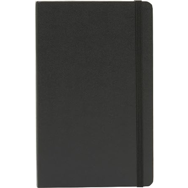 En simpel klassisk sort A5 notesbog, A5 notesblok - 21*2*14.3cm