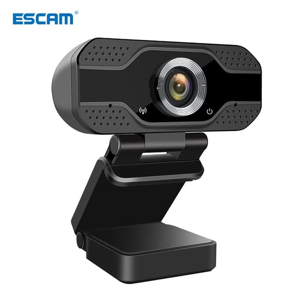 Webcam med mikrofon HD 1080P computer USB webkamera til stationær