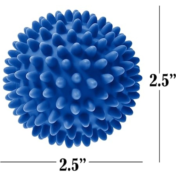 Kuivausrummun pallot - (4 kpl) Vaatteet tulevat pehmeiksi, pörröisiksi, vähemmän