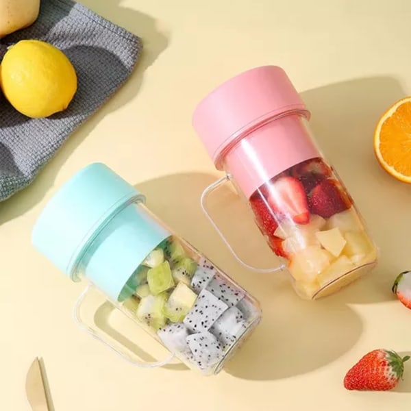 Bærbar Blender Personlig Mixer Genopladelig USB
