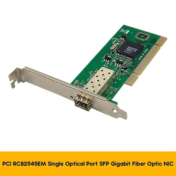Rc82545em Pci Ethernet Netværkskort Enkelt Port Sfp Server Netværkskort