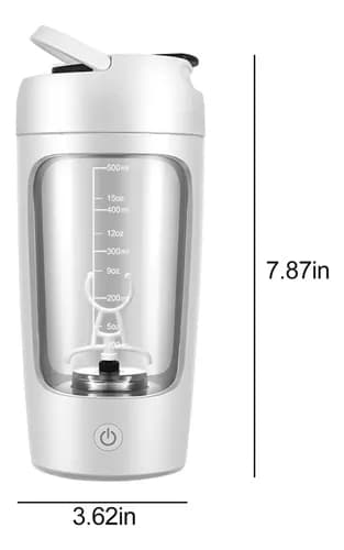 Automatisk Shaker, Proteinshake-flaska, Passande (Vit)