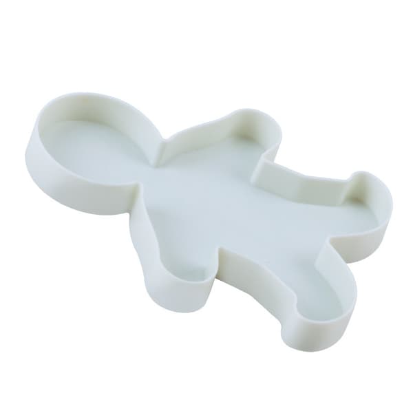 1 stk. Skelet Gingerbread Man Cookie Form Plast Stemplet