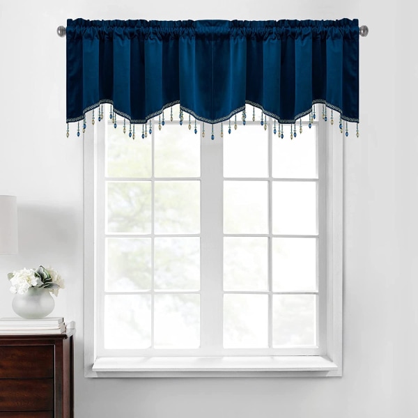 53" W x 17.7" L Kitchen Curtain Valance Blackout Valance