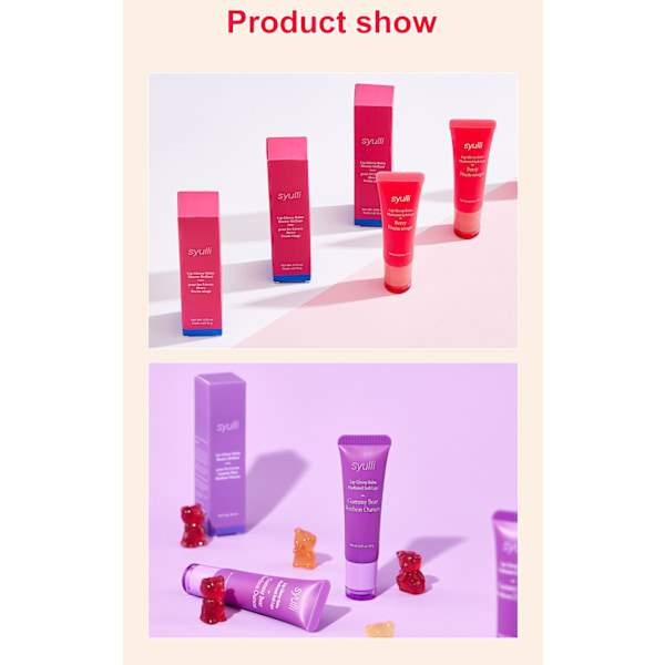 Glowy Balm - Fuktar, Ger Glans, Lätt, Återfuktar & Färgar med Sheasmör