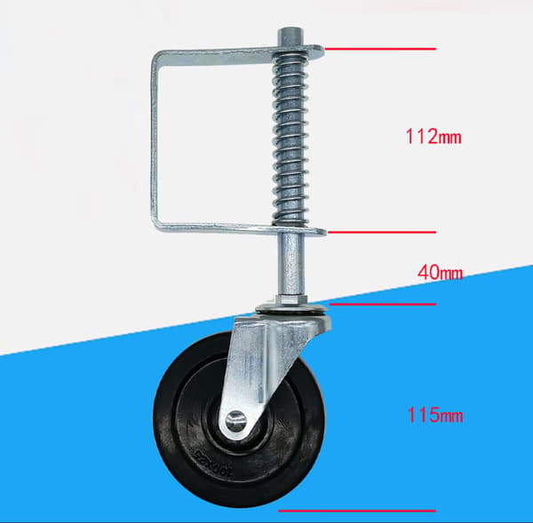 Portin ripustuspyörä - 115 mm 50 kg