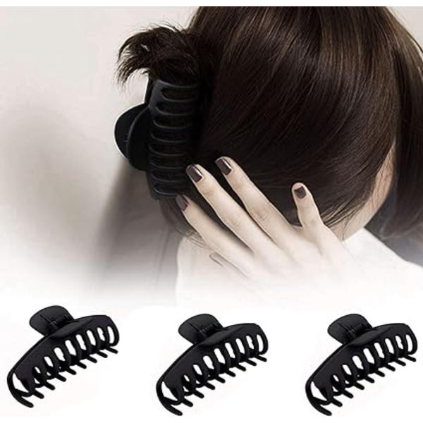 3-pack Stora Hårclips, Klorclips, Hårclips, Dam Hårclips