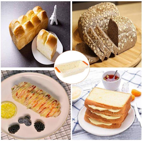 Silikon Brødform, 29*13*6cm Brødbageform, Rektangulær Brødform