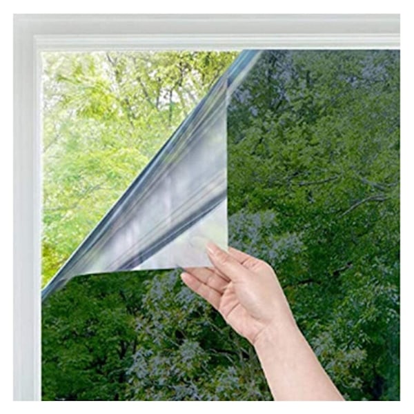 Adhesive Window Mirror One-Way Anti-Peeping Mirror Effect for Win