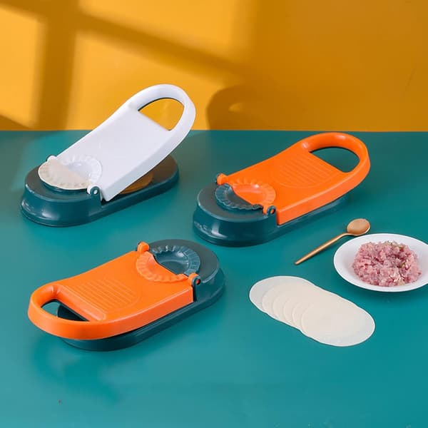 1 stk (orange) 2 i 1 Dumplings, Dumpling Lazy Dumplings Maker,