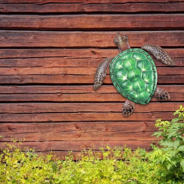 Metal Skildpadde Væghæng Dekoration Skildpadde Væghæng Kunst til Hjem Soveværelse Stue