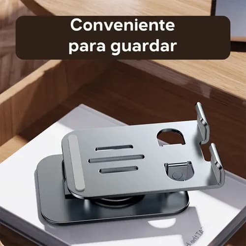 Justerbart Aluminium Telefon/Tablet/Konsol Stativ, lilla