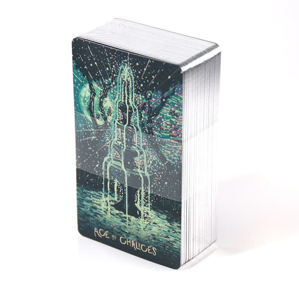 1 Den mest populära tarot-förgyllningsprocessen, högkvalitativ järnbox