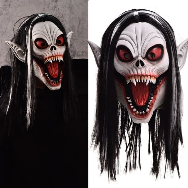 Morbius Vampyrskräck Peruk Mask 1st