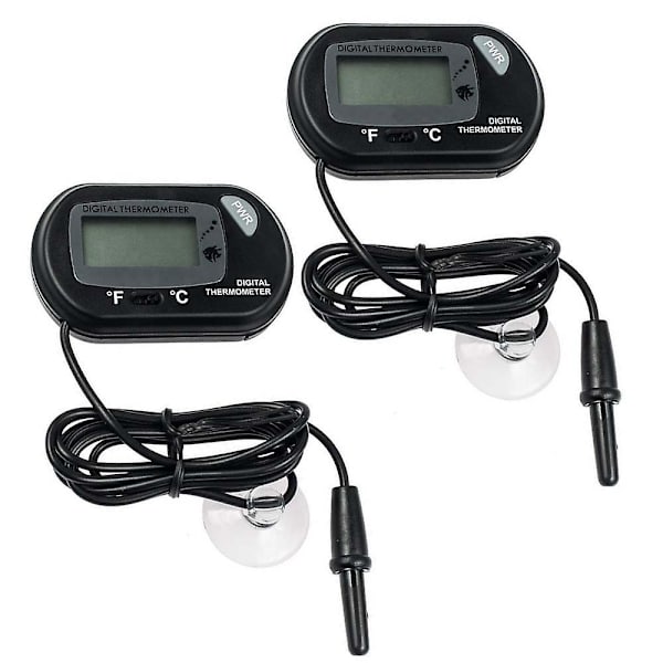 Akvarietermometer LCD Digital Termometer med Sugkopp