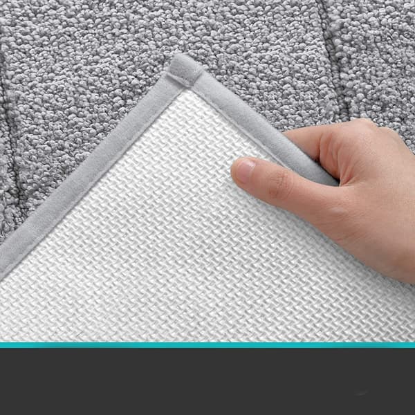Skridsikker Bademåtte, Blød Mikrofiber Bademåtte, Vandabsorberende