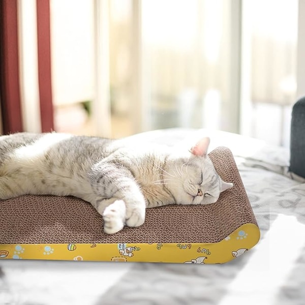 1 Stykke Pappa Katt-Ripebrett Reversibelt Buet Pappa