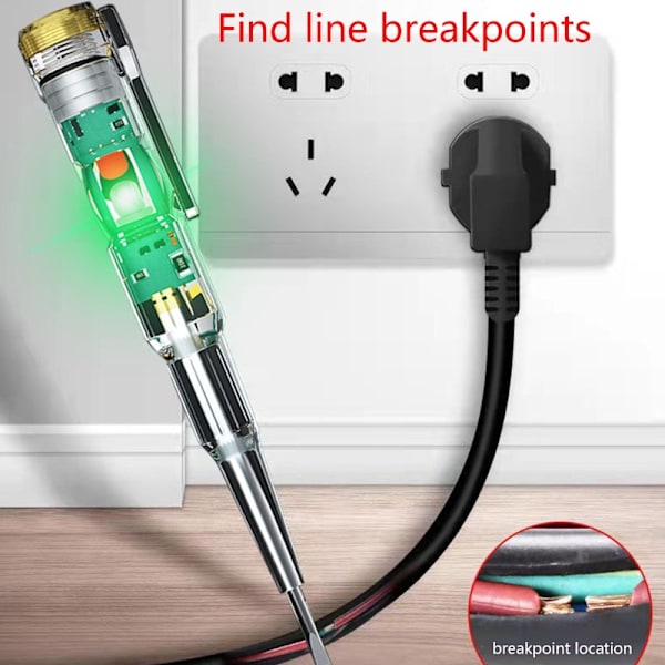 1 st. vattentät strömprovpenna smart spänningsprovpenna