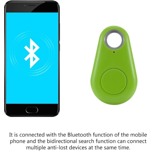 Anti-Lost Smart Finder Mini Bluetooth-paikannin Lompakko Laukku Avaimelle
