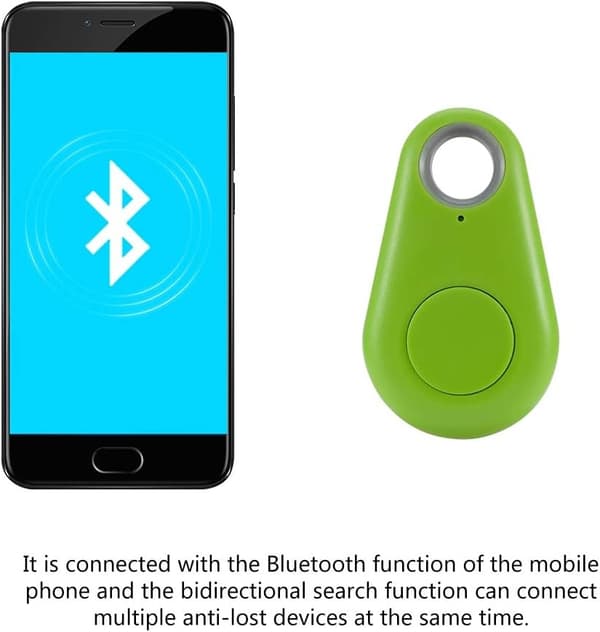 Anti-Lost Smart Finder Mini Bluetooth Tracker Tegnebog Taske Nøgle