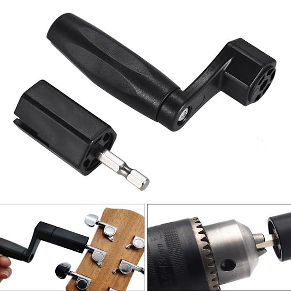 2-i-1 Elektrisk/Manuell Gitarrsträngsvals Stringbytare