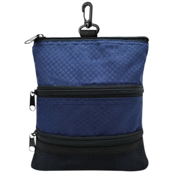 1 stycke blå golfbagspåse, golftee-påse, golfbagtillbehör