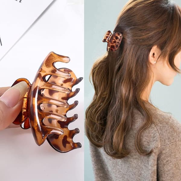 3-pack Medium Hårclips 2,7 tum Små Hårclips Hårspännen