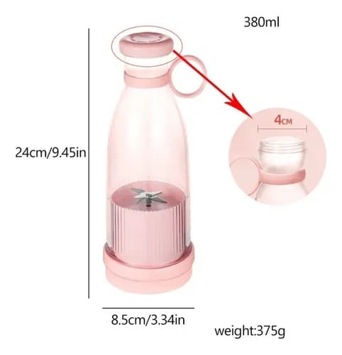 Juice Mini Juice Licuadora Bærbar Flasker