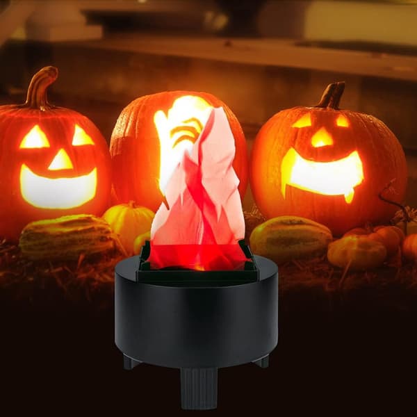 LED-lampa med dynamiskt eldslågeffekt, lampsimulering