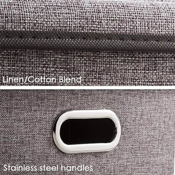Stora hopfällbara förvaringskorgar (34 x 24 x 18 cm) med lock [1