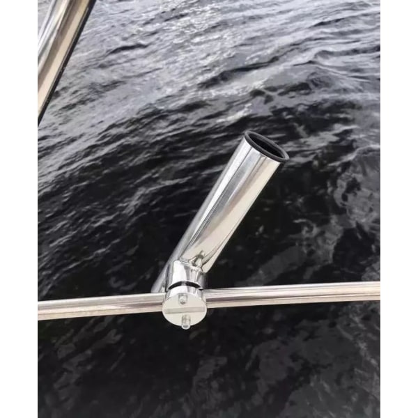 Fiskehållarställning i rostfritt stål - Justerbar fiskespö