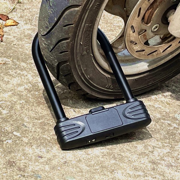U-Formet Cykel Lås, 4-Cifret Kode Cykel Lås, Nulstillelig