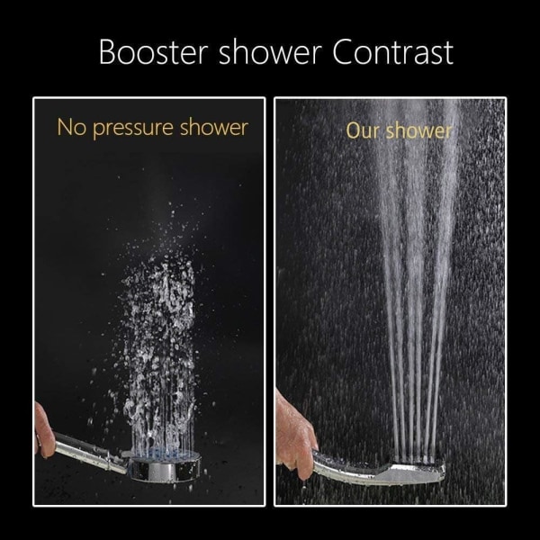 Hand Shower Head With 300 Holes 300% Turbo High Pressure 30%