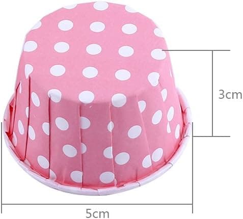 100 stk Papirkake Cupcake Liner Case Wrapper Muffin Bakekopp