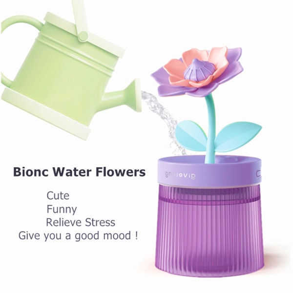 Søt bionisk vanningsluftfukter for blomster