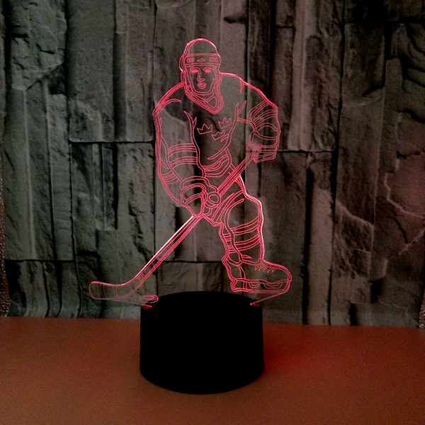 1 kpl 3D Dekoratiivinen Yövalo Huuli Kosketus Stereoskooppinen 3D