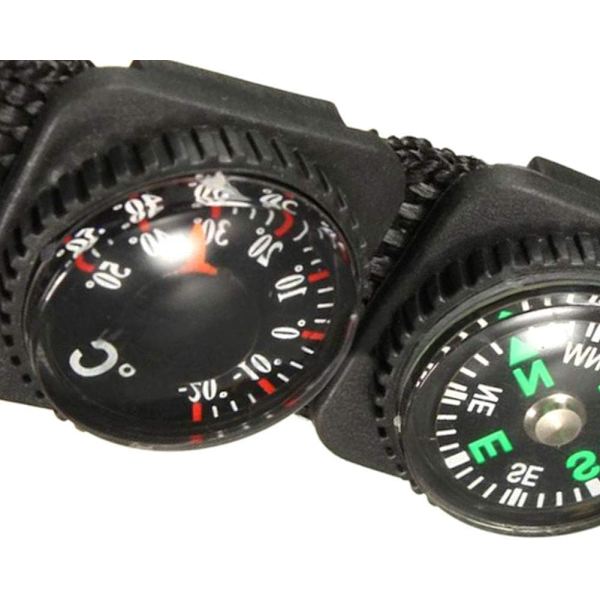 Kompass Nyckelring Utomhus Kompass Termometer Mini