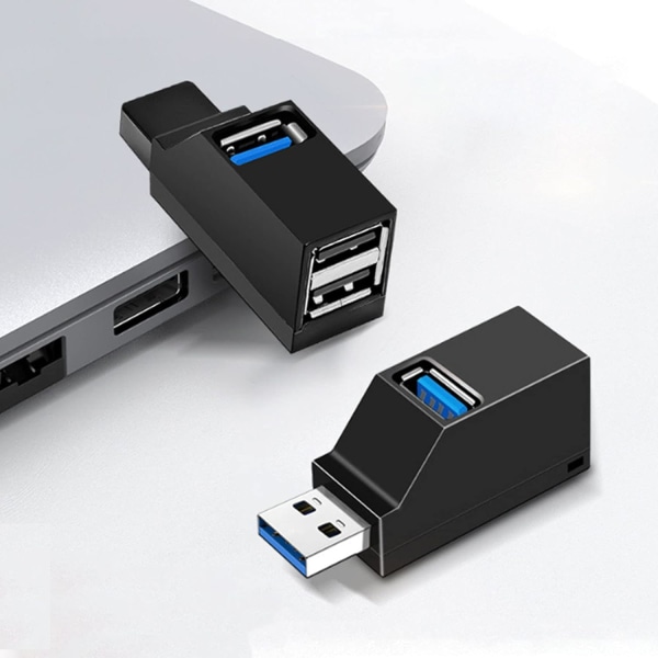 3 Port USB 3.0 Hub (2 USB 2.0 + USB 3.0), Mini - USB Moniportti