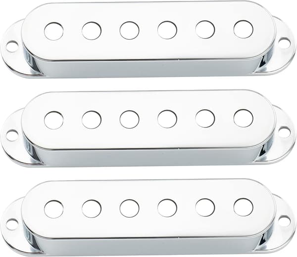 52mm plast Strat-stil gitarr single coil kassett, krom