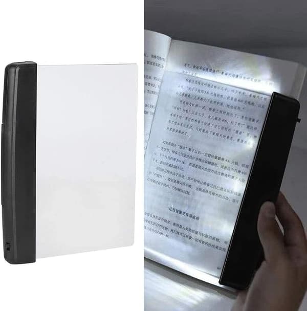 Leselampe, LED Leselampe Panel for lesing i sengen, bok,