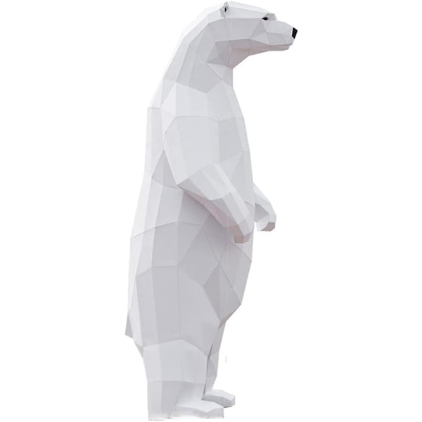 1st 3D isbjörnsskulptur 100 cm stående isbjörnsskulptur