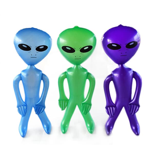 Jättimäiset Ilmapalloalienit 3 Pakkausta - Alien Ilmapallolelu Lapsille -