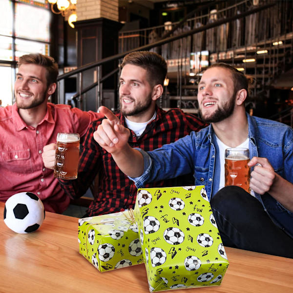 1 förpackning fotbollspapper 51*75cm