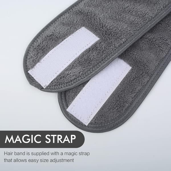 Mikrofiber Hårbånd Kvinner Sminke Spa Vaskbart Hårbånd for
