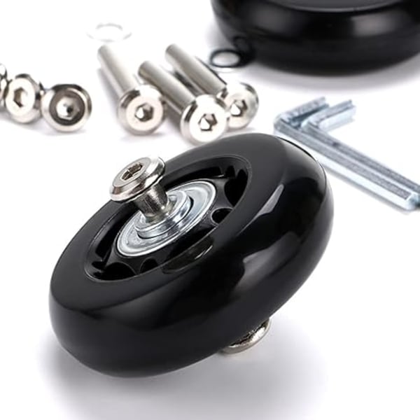 60 mm x 18 mm Runkojen Vaihtopyörät, Kumipallolla Varustettu Pyörivä Rulla