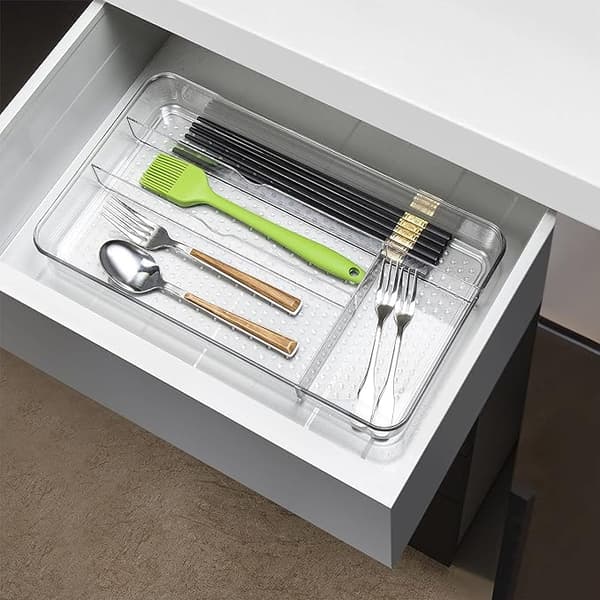 Bestikholder, bestikskuffe-organizer til opbevaring