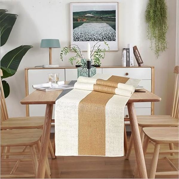 1 st. linneduk, 30*180cm bordslöpare bord