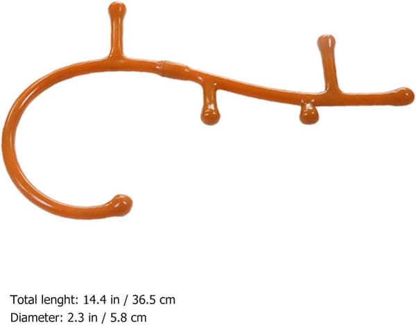 1 stk. Cane Massager Trigger Point Automatisk Massage Krog Ryg og