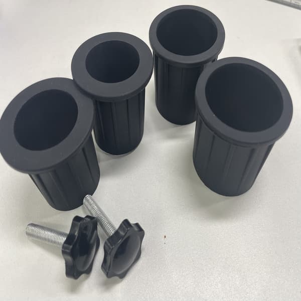 Pakke med 6 paraplybase-erstatningsdeler, terrasseparaplybase